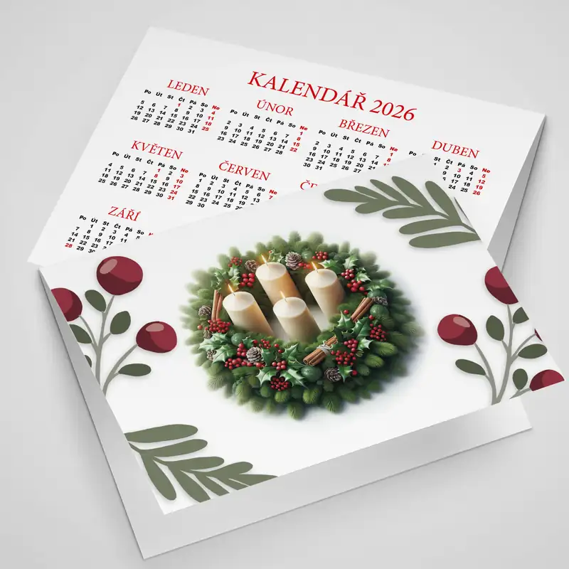 PF otevírací s kalendářem 13