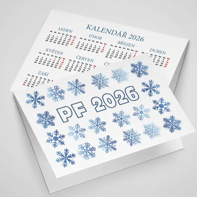 PF otevírací s kalendářem 14
