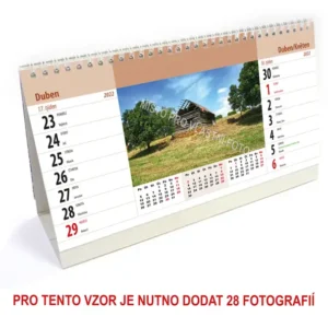 Kalendář stolní 14denní typ 5