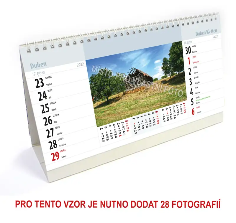 Kalendář stolní 14denní typ 5 - Obrázek 6