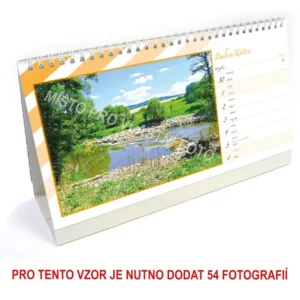 Kalendář stolní týdenní dlouhý typ 4