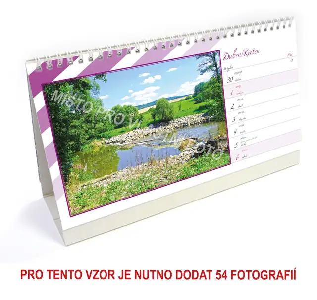 Kalendář stolní týdenní dlouhý typ 4 - Obrázek 5