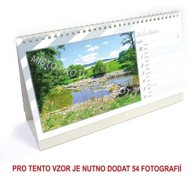 Kalendář stolní týdenní dlouhý typ 4 - Obrázek 7