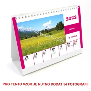 Kalendář stolní týdenní typ 1