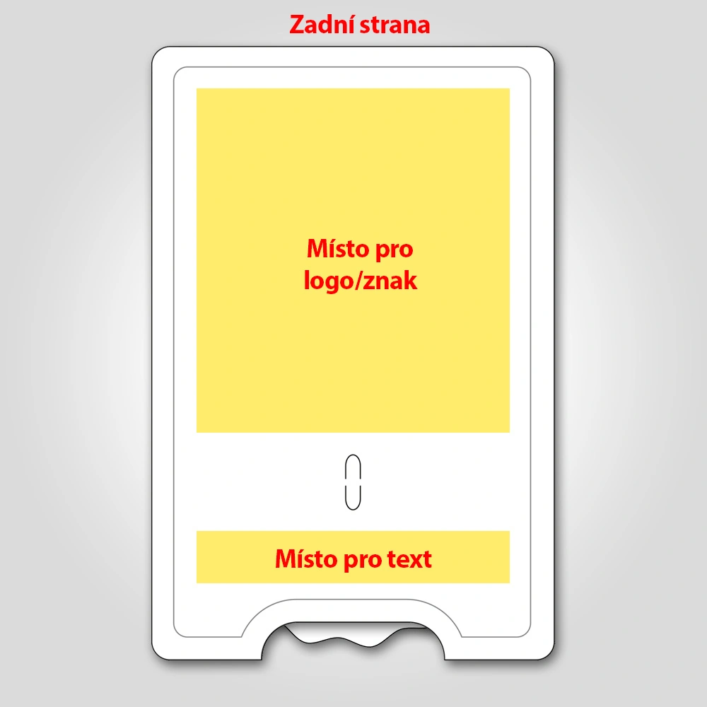 Parkovací kotouč s vlastním znakem/logem - Obrázek 3