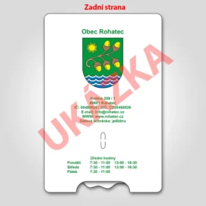 Parkovací kotouč s vlastním znakem/logem