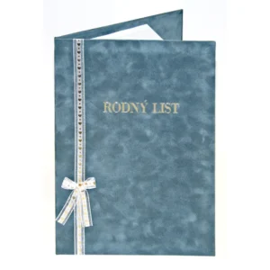 Luxusní semišové desky na rodný list