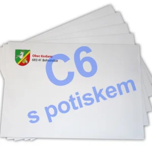 Obálka s vlastním potiskem C6