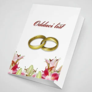 Obal na oddací list A5 - 2