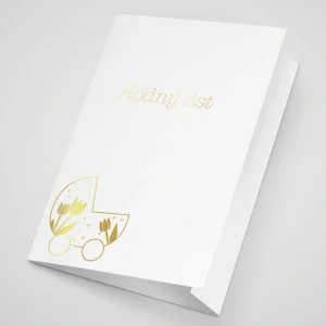 Obal na rodný list se zlatotiskem A5 - 3