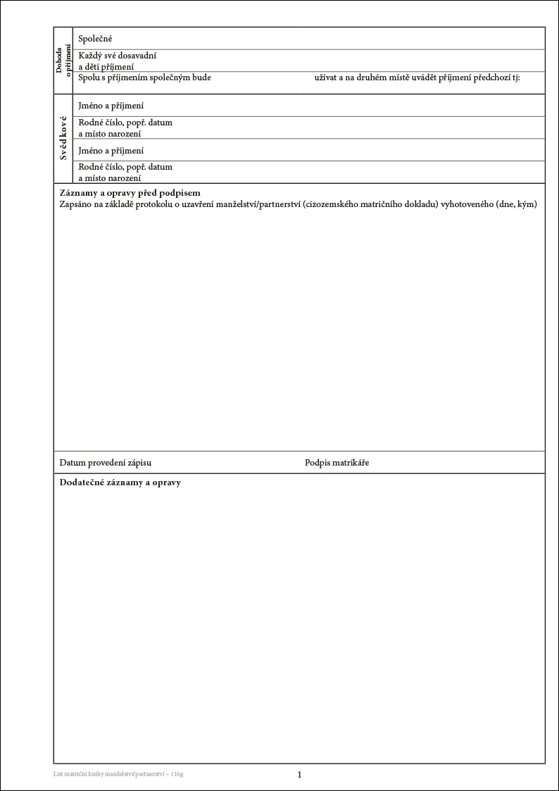 Kniha manželství (90 listů) - Obrázek 4