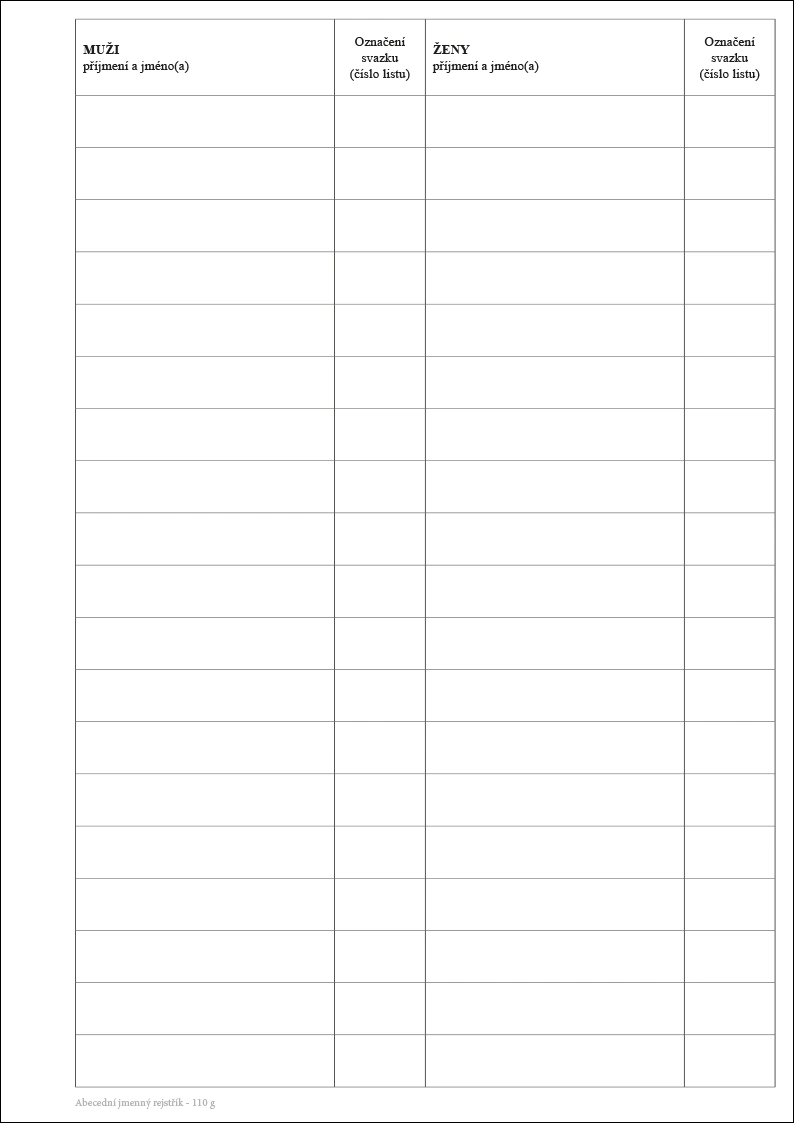 Kniha manželství (90 listů) - Obrázek 5